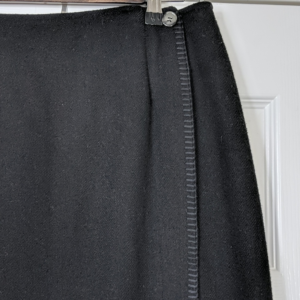 *Sold*Talbots Wool Blend Wrap Skirt - Picture 2 of 6